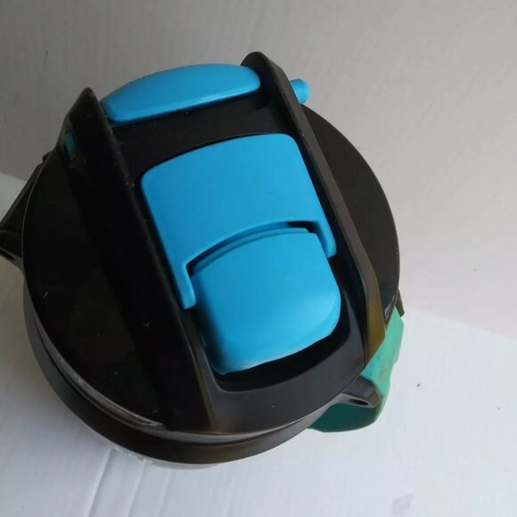 Powerade 2L Water Bottle Jug Thermos Blue AutoSpout Lock Handle Tie Hook 64Oz - Picture 4 of 6